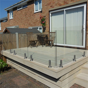 Ringhiere Contemporanee per Terrazze sul Tetto, Ringhiere <span class=keywords><strong>in</strong></span> <span class=keywords><strong>Plexiglass</strong></span> per Terrazze, Ringhiere <span class=keywords><strong>in</strong></span> Vetro per Balconi Esterni - Product Image 3