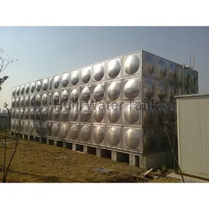 Tangki Air Minum Poliprokal Stainless Steel 5000 Liter, Bagian Penyimpanan Air Modular