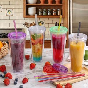 Reusable Tritan <strong>Plastic</strong> &amp; Biodegradable Paper Drinking Straws for Tumblers, Birthday Wedding Holiday Party Supplies - Product Image 2