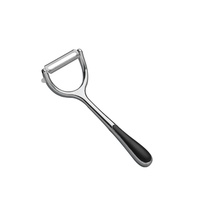 Klassieke roestvrijstalen gekartelde groenteschiller, handmatig, voor aardappelen, wortelen & komkommers, multifunctioneel keukengereedschap