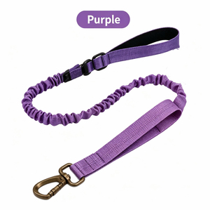 Professional Two Handle Training <b>Dog</b> <b>Leash</b> for Medium Large <b>Dogs</b> with Car Seat Buckle Tactical Collar Set - Product Image 1