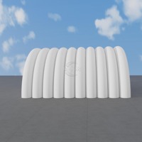 Tente de stockage gonflable en PVC AM AMT001, dôme, quatre saisons, double couche, imperméable, coupe-vent, portable, entrepôt, chapiteau
