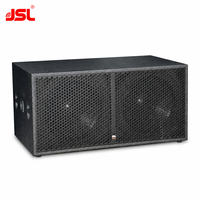 Subwoofer passif double 21 pouces JSL, subwoofer professionnel PA 133 dB pour concert, festival, boîte de nuit, DJ, système de sonorisation live, OEM