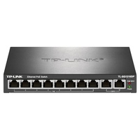 Switch POE Gigabit Completo TP-LINK TL-SG2008MP con Gestión de Red Web, 8 Puertos RJ45 10/100/1000BASE-T