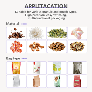Machine d'emballage rotative automatique multi-têtes pour fraises séchées, mangues séchées et sachets préformés - Product Image 2