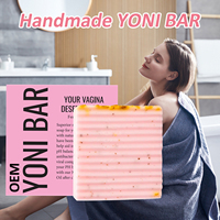 Savon Yoni à Marque Privée, Savon Corporel Naturel Biologique Fait Main pour Nettoyer, Équilibrer le pH et Hydrater, pour l'Hygiène Féminine