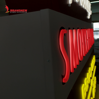 Enseigne lumineuse néon personnalisée pour publicité extérieure, enseigne de logo pour salon de coiffure, enseigne de cabinet 3D, marque BRANDNEWSIGN