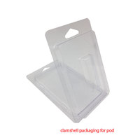 Blíster Rectangular de Plástico Desechable de PVC, Caja de Concha para Mascotas, Pendrive USB, Embalaje de Electrónica de Consumo