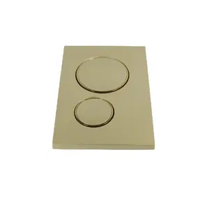 Pengganti cocok untuk Sigmageberit 20 tombol tekan toilet dial flush plate Panel flush tersembunyi hitam