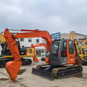 Maquinaria excavadora Hitachi ZX75 usada original japonesa en stock máquina de construcción Hitachi Zx75us a la venta - Product Image 2