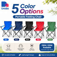 Chaise pliante légère et portable avec maille en polyester et aluminium pour les loisirs en plein air