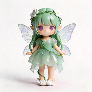 Nuovi Giocattoli Personalizzabili Ecologici in Plastica/PVC, Modellini di Fata dei Fiori Anime Cartoon, Decorazioni per Film e <span class=keywords><strong>TV</strong></span>, Regali per Bambini - Product Image 1