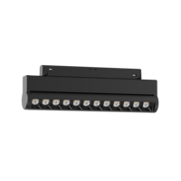 Système de rail pour éclairage sur rail HuiHeng 48V, éclairage sur rail magnétique linéaire encastré, suspendu au plafond, dimmable, LED