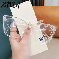 Lunettes de lecture œil-de-chat transparentes classiques pour femmes 2026, verres anti-lumière bleue, lunettes décoratives tendance