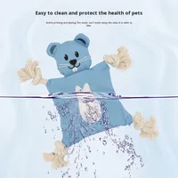 Jouet pour chien en forme d'animal couleur macaron écologique Style de dessin animé mignon jouet de couinement pour animaux de compagnie fournitures pour animaux de compagnie résistantes aux morsures et durables