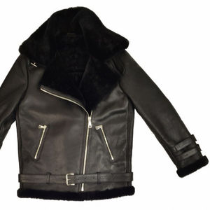 Abrigo de Piel de Oveja de Doble Cara para Mujer VRGSW0096 Galvaine TR, Ropa de Abrigo Moderna para Invierno, Primavera y Otoño - Product Image 5