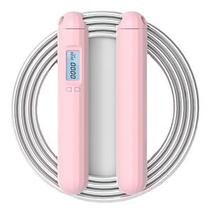 Corde à sauter électronique pour le fitness, le remodelage corporel, fil d'acier, matériau ABS, équipement d'exercice unisexe pour adultes et enfants - Product Image 1