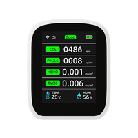 Détecteur d'air numérique WiFi 8 en 1 Tuya PM2.5, moniteur de qualité de l'air intérieur pour la maison et la serre, best-seller