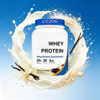 Poudre de Protéine Isolat de Lactosérum BCAA pour le Soutien de la Masse Musculaire Maigre, Superaliment Santé, Marque Privée OEM, Vente en Gros