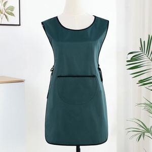Tablier de cuisine coréen en PVC pour femme, imperméable et résistant à l'huile, avec imprimé, idéal pour la cuisine et la restauration - Product Image 4