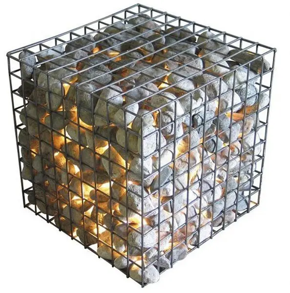 Best Price 50*100mm Galvanized Iron Gabion Basket Waterproof FSC-certified Gabion Box with Coating for Fence Gate Wire Model 3D