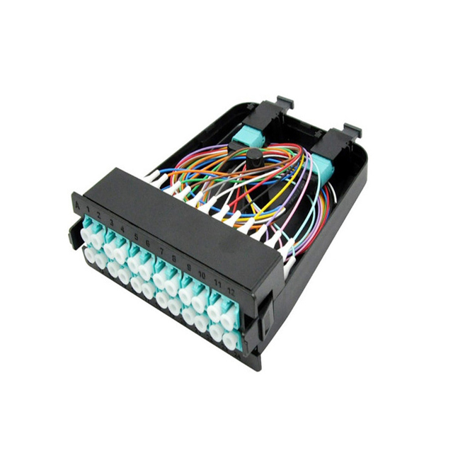Ftth Optical Fiber Mpo/mtp Lgx Box With Patch Panel,Mpo-lc,2*12 Fibers,With 2pcs Mpo Adapter For Oem Clients