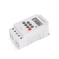 Temporizador Digital Programable TM630A-4 de 12V CC, Mini Interruptor Temporizador de 24 Horas, Salida de Relé de Alta Potencia 30A 230VAC, para Riel DIN