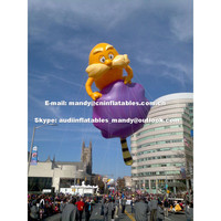 Ballon gonflable publicitaire Lorax à l'hélium, personnage de dessin animé Lorax gonflable
