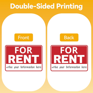 Panneau de jardin résistant aux UV et imperméable, conception personnalisée double face avec piquet en H pour affichage extérieur <span class=keywords><strong>immobilier</strong></span> location location de terrain signalétique de pelouse - Product Image 2