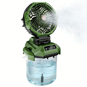 Ventilador de Nebulización Portátil Recargable X69, Batería de 24000 mAh, 4 Velocidades de Viento, Ventilador Oscilante con Pulverizador - Product Image 1