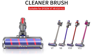 Brosse à rouleaux souple pour sols compatible avec les aspirateurs Dyson V7 V8 <span class=keywords><strong>V10</strong></span> V11 Pièces de rechange Tête de moteur rotative - Product Image 5