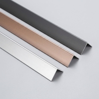 Profilés d'angle en aluminium sur mesure en forme de L, garniture de bord métallique flexible pour usage en salle de sport