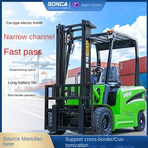 Chariot élévateur à fourche hydraulique complet à énergie nouvelle SONCA à quatre roues, 2 tonnes, 1 tonne, 3 tonnes, avec garantie de plus de 5 ans pour la logistique - Product Image 3