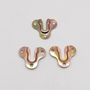 Slip <b>Hook</b> Wall Mounting Bracket Carbon Steel Plated <b>Hanging</b> Plate For Picture Frame <b>Mirror</b> Fixing Hardware - Product Image 1