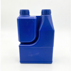 Botella de Plástico Agrícola Personalizada de <span class=keywords><strong>1L</strong></span>+500ml con Doble Boquilla, Envase Químico Transparente de HDPE - Product Image 2