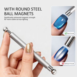 Imán de Ojo de Gato Superfuerte al por Mayor para Esmalte de Gel Magnético, Múltiples Patrones, Herramientas Magnéticas Multifuncionales para Curado de Uñas - Product Image 4