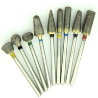 Fraise à diamant HP entièrement frittée pour laboratoire dentaire, outils de meulage pour laboratoire dentaire