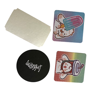 Wholesale Red Paper Drinks Coasters Paper Coasters for Wedding Custom Coasters with Various Printing