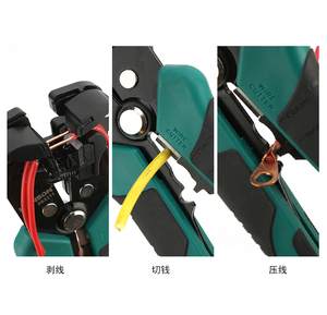 Wholesale <b>Crimping</b> Stripping and Cutting Pliers AWG24-10 Steel Cut <b>Tool</b> <b>Wire</b> Stripper <b>Crimping</b> Pliers <b>Tools</b> - Product Image 2