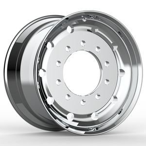 Vente en gros personnalisé de bonne qualité 22.5*12.25 Dht112-02 Monobloc Convexe Flat Face Truck Wheels New Aluminium - Product Image 3