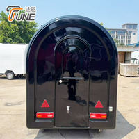 Camión de Comida Moderno 2026, Totalmente Equipado, Remolque de Cocina Móvil, Carrito de Venta Ambulante de Acero Inoxidable en Venta