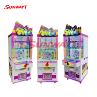 Máquina de Juego de Premios con Bolas Giratorias Operada con Monedas, Dispensadora de Snacks y Regalos