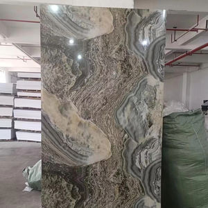 UV Marble Sheet PVC Wall Panels for <strong>Interior</strong> Decoration 4x9 UV Foam Wall Panel for Hotels Living Rooms <strong>Halls</strong> Hospitals - Product Image 1