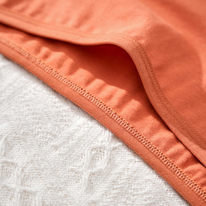 Slip <span class=keywords><strong>perizoma</strong></span> sexy da donna, nuovo, 95% cotone, senza cuciture, monopezzo, tinta unita, lavorato a maglia con logo <span class=keywords><strong>in</strong></span> vita - Product Image 5