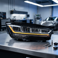 Conjunto de Faros LED Estilo RS7 Actualizados para Audi A7 2011-2018, DRL con Señal de Giro Secuencial