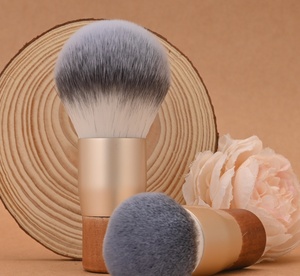 Brocha <span class=keywords><strong>de</strong></span> <span class=keywords><strong>Maquillaje</strong></span> Profesional para Polvos Sueltos, <span class=keywords><strong>de</strong></span> Madera, con Pelo Sintético Suave, para Iluminador, Accesorios <span class=keywords><strong>de</strong></span> Belleza <span class=keywords><strong>de</strong></span> Marca Privada - Product Image 6