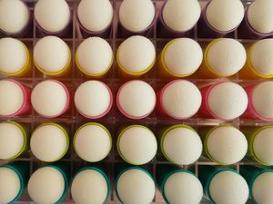 Set di Daubers in spugna per pittura a dito rosa da 40 confezioni da parete da giardino per il disegno artigianale di arte, creazione di gesso - Product Image 6