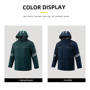 Vêtements de travail pour électriciens, combinaisons de travail, vestes, vêtements de travail antistatiques, manteau à capuche amovible, vêtements de travail, fabrication OEM - Product Image 3