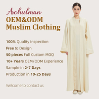 Aschulman Personnalisé Dernier Modèle Pull Musulman Brodure Islamique Logo Ensemble Jupe Pull OEM/ODM Modeste Ensemble 2 Pièces