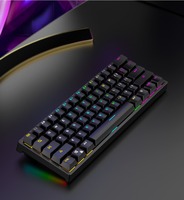 Custom Printed Keycaps Ceramic Cream Keyboard Computer Keyboard Wired Usb Gaming ultra Slim Mechanical Keyboard